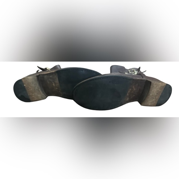 Frye Women’s Veronica Shortie Ankle Zip Moto Boots Leather Size 9.1/2 B2 - Picture 6 of 7